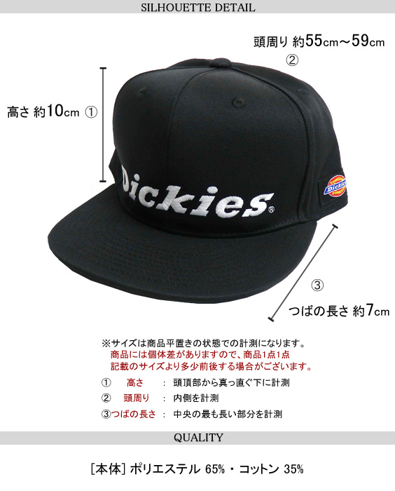 Dickies ブラック キャップ SKATEBOARD刺繍 ディッキーズ Dickies ワッペン調刺繍メッシュキャップ
