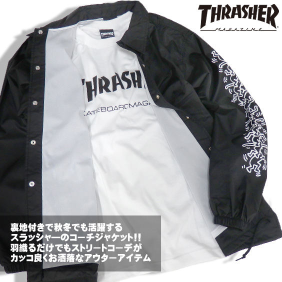 THRASHER ジャケット キースヘリング コーチジャケット キース