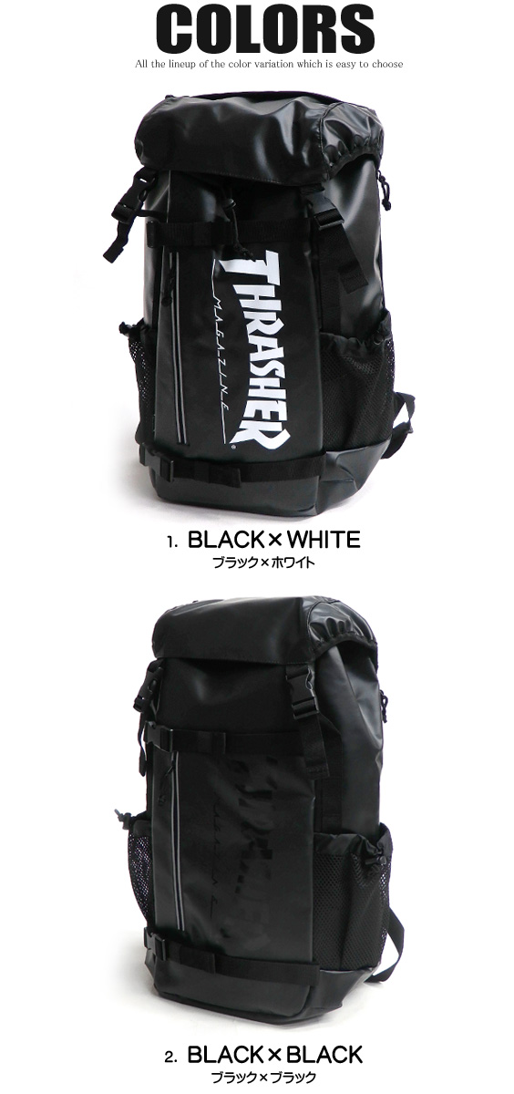 リュック THRASHER ロゴプリント スケボーリュック スラッシャー
