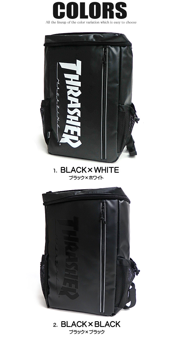 リュック THRASHER スクエアリュック スラッシャー オープントップ