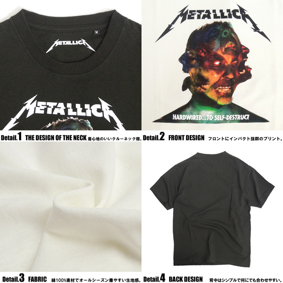 METALLICA Tシャツ メタリカT メンズ Tシャツ メンズ ロックTシャツ