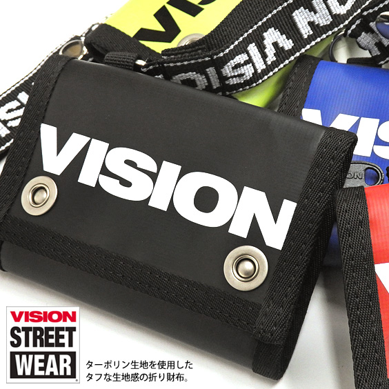 VISION 財布 三つ折り ビジョンストリートウェア 3つ折り サイフ