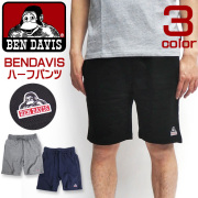 BEN DAVIS ショートパンツ ゴリラワッペン付き スウェットパンツ 裏毛 ベンデイビス ショーツ メンズ BEN-1155