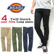 Dickies ディッキーズ ストレッチ ナローパンツ 細身 DICKIES-153M40WD05(163M40WD21)