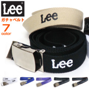 Lee ベルト リー ガチャベルト ロゴプリント メンズ GIベルト レディース ファッション小物 カジュアル LEE-028