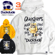 DUCK DUDE パーカー アヒルプリント スウェットパーカー ダックデュード スウェット ビーワンソウル PKL-322