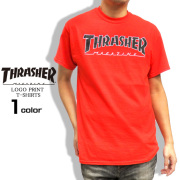 THRASHER Tシャツ ロゴ 半袖Tシャツ メンズ スラッシャー アウトライン マグロゴ プリント THRASHER-044