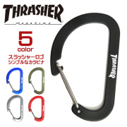 THRASHER カラビナ スラッシャ― キーホルダー 登山 アクセサリー アウトドア 雑貨 THRASHER-1014
