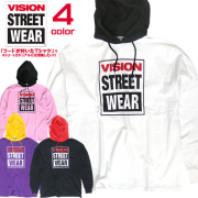 VISION STREET WEAR パーカー ヴィジョン プルオーバーパーカー ゆったりめ Tシャツ VISION-141