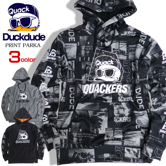 DUCK DUDE パーカー ダックデュード ボンディングパーカー メンズ フリース ボンディング トップス PKL-314