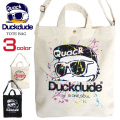 DUCK DUDE バッグ アヒルプリント トートバッグ ダックデュード ショルダーバッグ メンズ レディース BAG-081