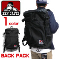 BEN DAVIS バックパック ベンデイビス リュックサック ダブルジップ デイパック サイドストラップ付き BEN-1121