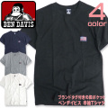BEN DAVIS Tシャツ 胸ポケット付き 半袖Tシャツ 背面にロゴプリント ベンデイビス メンズTシャツ BEN-1162