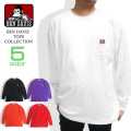 BEN DAVIS Tシャツ ビッグシルエット 長袖Tシャツ メンズ ベンデイビス 胸ポケット付き ビッグT BEN-1201