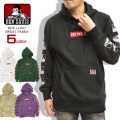 BEN DAVIS パーカー ボックスロゴ スウェットパーカー ベンデイビス 袖プリント メンズ スエット BEN-1235