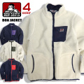 BEN DAVIS ジャケット ジップポケット ボアジャケット メンズ ボアブルゾン ベンデイビス アウター BEN-1280