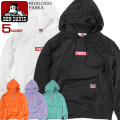 BEN DAVIS パーカー ボックスロゴ スウェットパーカー メンズ ベンデイビス スエット 裏毛 BEN-1296