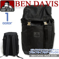 BEN DAVIS リュックサック ベンデイビス バックパック ヒモで絞れる 大型のフラップタイプのデイパック 男女兼用 BEN-809