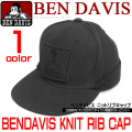 BEN DAVIS キャップ ベンデイビス ニットリブキャップ ベンデービス 定番 立体刺繍 お洒落な 男女兼用 BEN-811