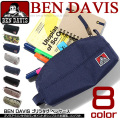 BEN DAVIS ベンデイビス ペンケース ポーチ ゴリラアイコンタグ ワンポイント シンプル 持ち手付き BEN-889