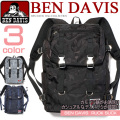 BEN DAVIS リュックサック ベンデイビス メタルバックパック カモフラ柄 ヒモで絞るタイプ デイパック 男女兼用 BEN-902