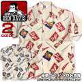 BEN DAVIS 半袖シャツ 総柄プリント オールオーバーシャツ ベンデイビス メンズ ゴリラアイコンタグ BEN-962