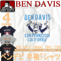 BEN DAVIS Tシャツ ベンデイビス 半袖Tシャツ 工具を持ったゴリラとロゴプリント メンズ Tシャツ BEN-985