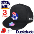 DUCK DUDE キャップ アヒル刺繍 メンズ ベースボールキャップ ダックデュード 帽子 ビーワンソウル CAP-051