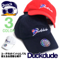 DUCK DUDE キャップ ロゴ刺繍 ダックデュード 帽子 アヒル刺繍 ビーワンソウル メンズ レディース CAP-052
