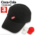 コカ・コーラ キャップ Coca-Cola ローキャップ b-one-soul コラボ Coke缶 イラスト刺繍 CAP-053