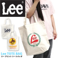 Lee トートバッグ ロゴプリント エコバッグ リー トート バッグ カジュアル ロゴ プリント カバン LEE-020