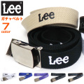 Lee ベルト リー ガチャベルト ロゴプリント メンズ GIベルト レディース ファッション小物 カジュアル LEE-028