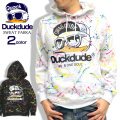 DUCK DUDE パーカー スプラッシュ スウェットパーカー メンズ ダックデュード アヒル プルオーバー PKL-128