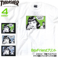 THRASHER Tシャツ BoyFriend 半袖Tシャツ スラッシャー メンズ イラストプリント THRASHER-021