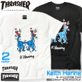 THRASHER Tシャツ キースヘリング  半袖Tシャツ メンズ Keith Haring イラスト THRASHER-022
