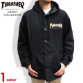 THRASHER ジャケット ロゴプリント コーチジャケット フレームロゴ スラッシャー ジャケット THRASHER-035