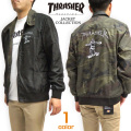 THRASHER コーチジャケット スラッシャー ナイロンジャケット メンズ ゴンズ イラスト THRASHER-036