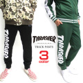 THRASHER ジャージ ロゴプリント トラックパンツ スラッシャー ボトムス ロング パンツ THRASHER-050