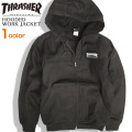 THRASHER ジャケット フード付き ワークジャケット ツイル生地 スラッシャー メンズ アウター THRASHER-067