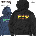 THRASHER パーカー スラッシャー スウェットパーカー メンズ ロゴ プリント スエット 裏起毛 THRASHER-083