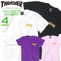 THRASHER Tシャツ スラッシャー 半袖Tシャツ ファイヤーロゴ プリントTシャツ クルーネック THRASHER-097