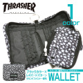 THRASHER 財布 スラッシャー ラウンドファスナー 折り財布 コインケース付き THRASHER-1019