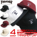 THRASHER キャップ スラッシャー 帽子 ロゴ刺繍 スラッシャーマガジン キャップ ロゴ 刺繍 THRASHER-1021