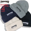 THRASHER ニット帽 スラッシャー 帽子 メンズ ニットキャップ レディース 秋冬ニット帽 THRASHER-1039