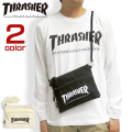 THRASHER バッグ ロゴプリント サコッシュ スラッシャー ショルダーバッグ ブランドタグ THRASHER-THC101
