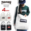 THRASHER バッグ ロゴプリント トートバッグ スラッシャー ショルダーバッグ マグロゴ THRASHER-THC803