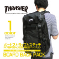 THRASHER バッグ スラッシャー ボードバックパック PC収納対応 フラップリュック THRASHER-THREX502