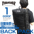 THRASHER バッグ スラッシャー 多機能バックパック PC収納対応 ボードストラップ付き THRASHER-THREX506