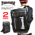 リュック THRASHER ロゴプリント スクエアリュック スラッシャー バックパック THRASHER-THRTP504