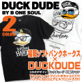 DUCK DUDE 半袖Tシャツ 福岡ソフトバンクホークス×ダックデュード コラボT アヒルフェイスプリント TSS-225